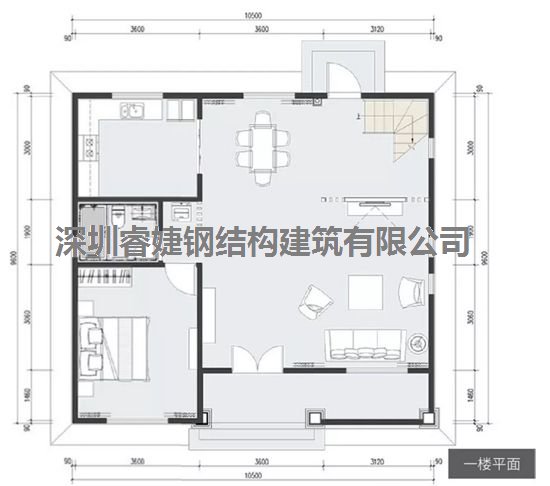 精品小別墅設(shè)計(jì) 186㎡ 4室3廳1廚3衛(wèi)1露臺(tái) 時(shí)尚內(nèi)裝(圖3)